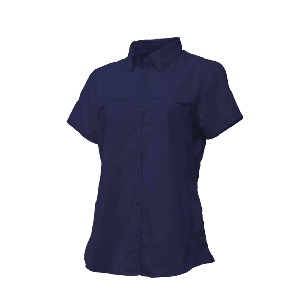 Dark Fishing Shirt Women's Short Sleeve