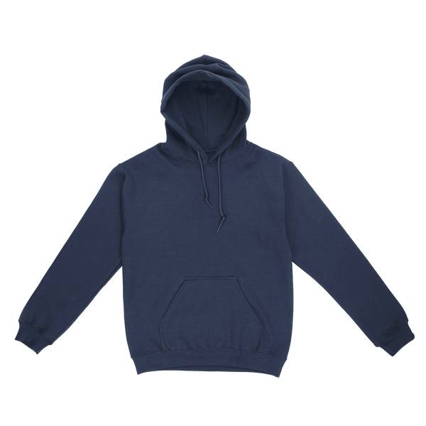 Blue and top black sweatshirt