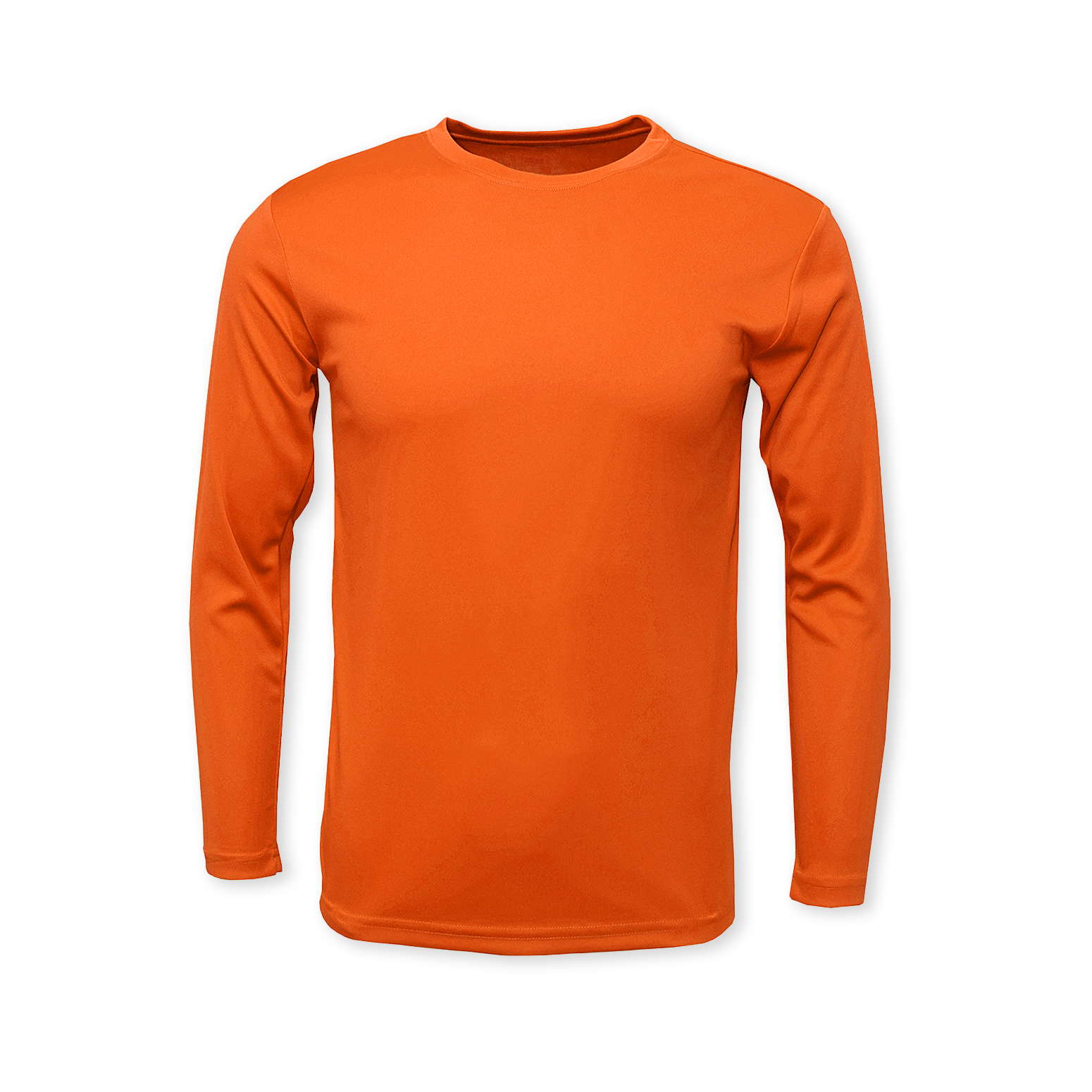 Orange full online sleeve t shirt