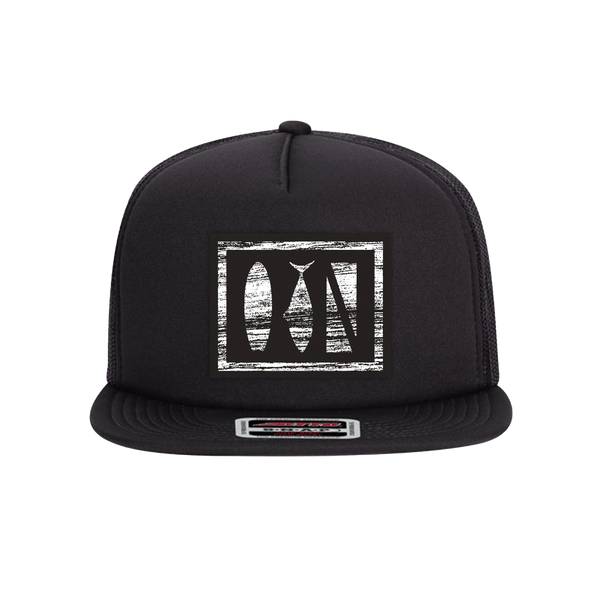 Patched Foam Front Flat Bill Snapback